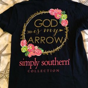 Simply Southern God is my arrow t shirt